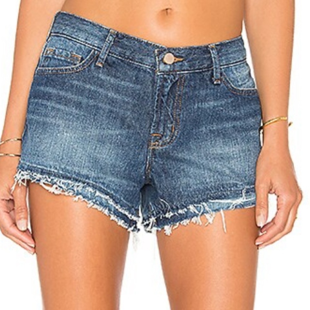J. BRAND NWT WOMEN’S SACHI MID-RISE CUT OFF DENIM JEAN SHORTS GRANADA 24 25 26